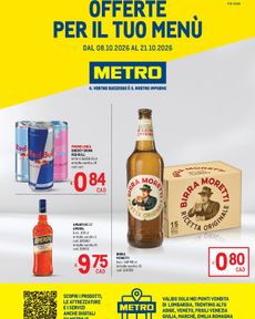 Metro - Lombardia, Trentino Alto Adige, Veneto, Friuli Venezia Giulia, Marche, Emilia Romagna