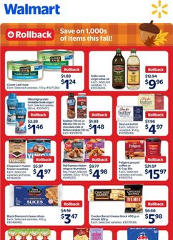 Walmart flyer from Thursday 10-22