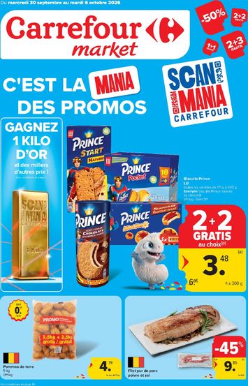 Folder Carrefour Market - Carrefour Market van 30/09 tot 06/10 - side 1