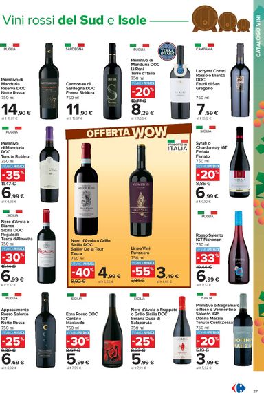 Volantino Carrefour - Carrefour - Catalogo vini valido dal 05/10 al 08/11 - pagina 27