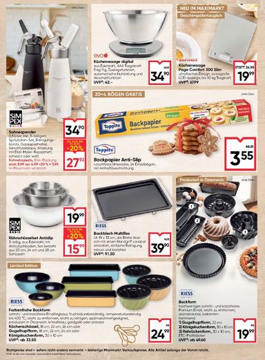 Maximarkt-Flugblatt - Maximarkt - Back-Genuss! gültig ab 22.10. bis 11.11. - seite 8