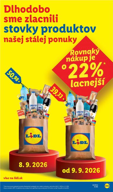 Leták Lidl - Lidl - Dlhodobo zlacnené od 03.07. do 31.12. - strana 18