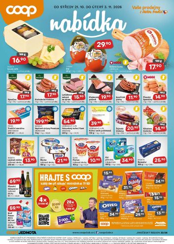 Leták COOP - Coop - Jižní Čechy od 21.10. do 03.11. - strana 1