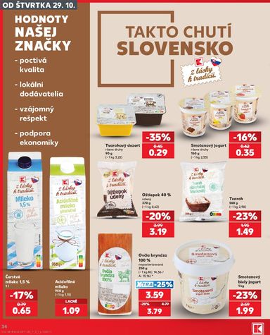 Leták Kaufland - Kaufland od 29.10. do 04.11. - strana 34