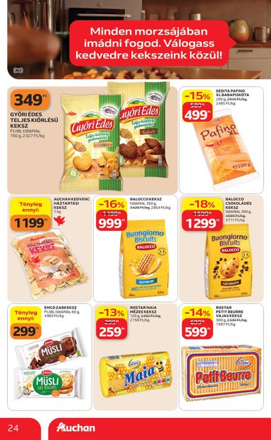 Akciós újság Auchan - Auchan Hipermarket érvényes 10.22.-tól 10.28.-ig - 24 oldal