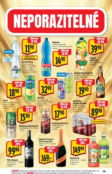 Leták Albert - Albert Hypermarket - Značková kvalita od 21.10. do 03.11. - strana 36
