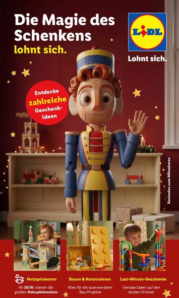 Prospekt Lidl - Lidl - Entdecke zahlreiche Geschenkideen gültig ab 19.10. bis 24.12. - seite 1