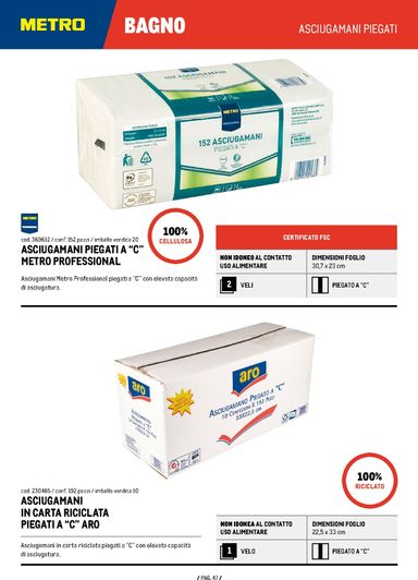 Volantino METRO - Metro - Catalogo Detergenza valido dal 04/06 al 04/06 - pagina 47