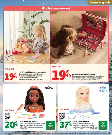Catalogue Auchan - Auchan - Jouets de Noël valable dès le 16/10 au 06/12 - page 31