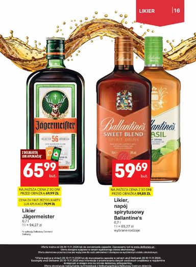 Gazetka Delikatesy Centrum - Delikatesy Centrum - Delibarek od 29.10. do 11.11. - strona 16