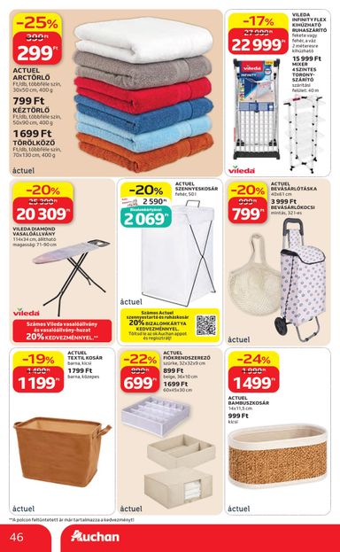 Akciós újság Auchan - Auchan Hipermarket érvényes 10.22.-tól 10.28.-ig - 46 oldal