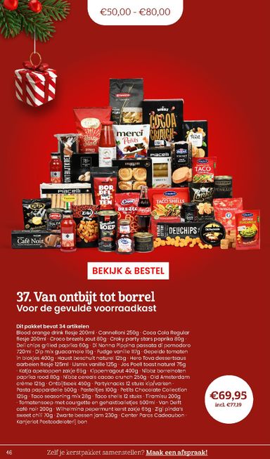 Folder Makro - Makro - Kerstpaketten catalogus van 20-10 tot 31-12 - side 46