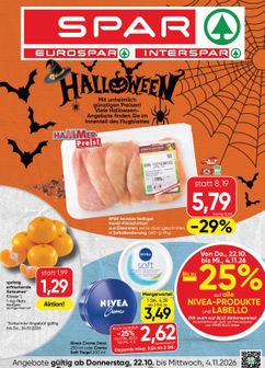 SPAR-Flugblatt gültig ab Donnerstag 22.10.