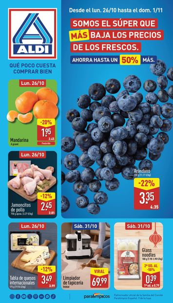 Folleto ALDI - ALDI del 26/10 al 01/11 - página 1
