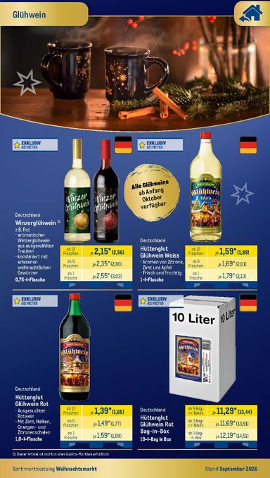 Prospekt METRO - Metro - Weihnachtsmarkt gültig ab 01.09. bis 31.12. - seite 2