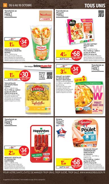 Catalogue Intermarché - Intermarché valable dès le 06/10 au 18/10 - page 20