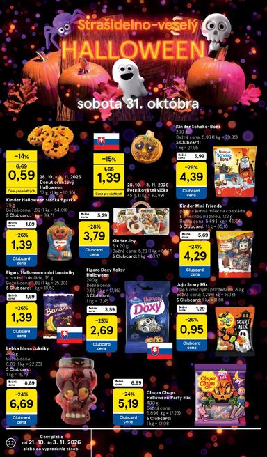 Leták Tesco - Tesco supermarket od 28.10. do 03.11. - strana 22