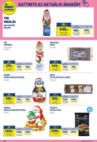 Akciós újság Metro - Metro érvényes 10.01.-tól 10.31.-ig - 22 oldal