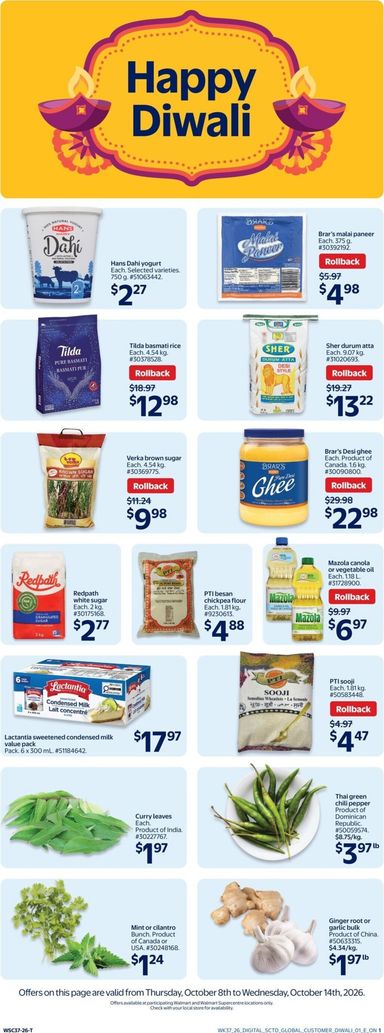 Flyer Walmart - Walmart - Diwali valid since 10-15 until 11-11 - page 11