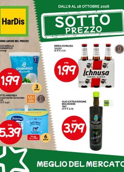 Volantini Hardis da giovedì 08/10