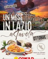 Conad Superstore - Un Mese in Lazio valido da giovedì 01/10/2026