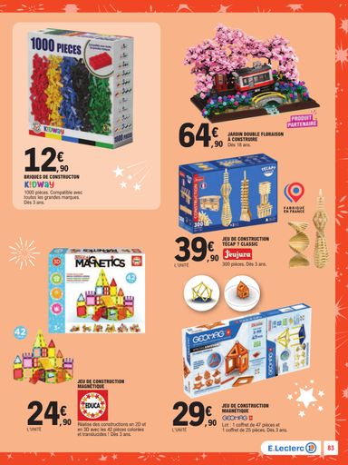 Catalogue E.Leclerc - E.Leclerc - Jouets valable dès le 13/10 au 05/12 - page 83