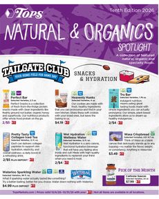 Tops Markets - Natural & Organics Spotlight