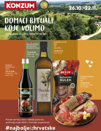 Katalog Konzum - Konzum - Katalog Najbolje iz Hrvatske vrijedi od 26.10. do 22.11. - stranica 1