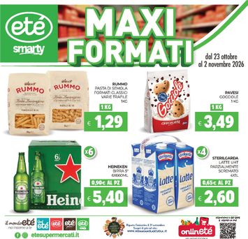 Volantino Eté - Eté - Smarty valido dal 23/10 al 02/11 - pagina 1