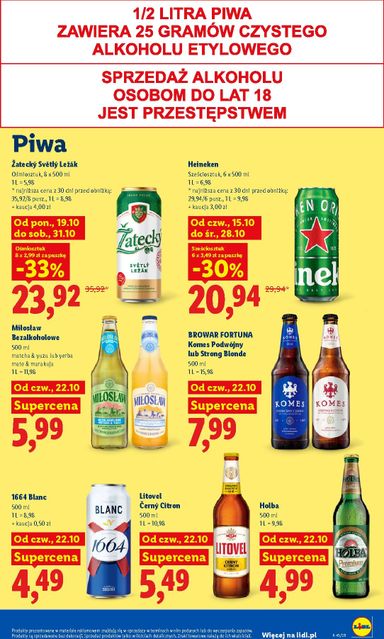 Leták Lidl Polsko - Lidl Polsko od 22.10. do 24.10. - strana 89