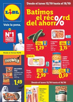 Lidl folleto válido a partir del lunes 12/10