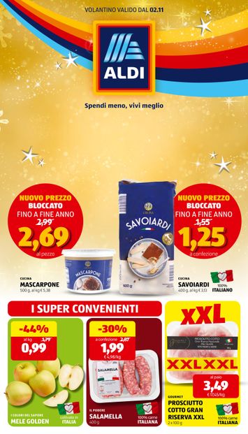 Volantino ALDI - ALDI valido dal 02/11 al 08/11 - pagina 1