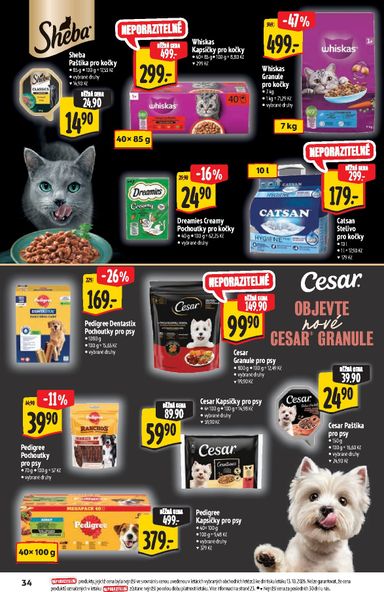 Leták Albert - Albert Hypermarket - Značková kvalita od 21.10. do 03.11. - strana 34