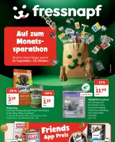 Fressnapf-Prospekt von Donnerstag 24.09.