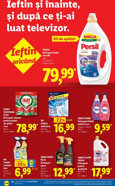 Catalogul Lidl - Lidl - Black deals de la 02.11. până la 08.11. - pagina 72