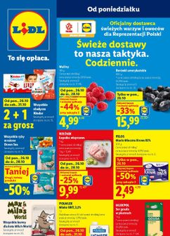 Gazetka Lidl od poniedziałku 26.10.