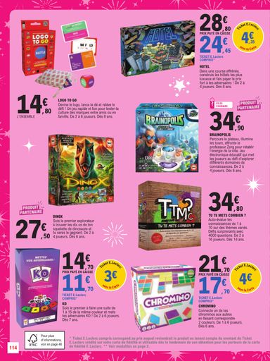 Catalogue E.Leclerc - E.Leclerc - Jouets valable dès le 13/10 au 05/12 - page 114
