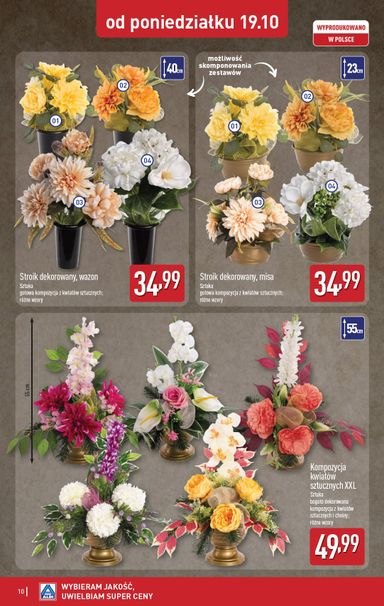 Gazetka ALDI - ALDI - Znicze i stroiki od 19.10. do 24.10. - strona 10