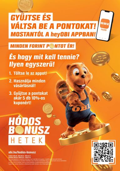 Akciós újság OBI - OBI érvényes 09.29.-tól 11.02.-ig - 2 oldal