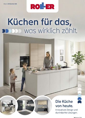Prospekt ROLLER - ROLLER - Küchen gültig ab 23.03. bis 28.11. - seite 1