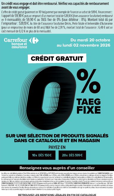 Catalogue Carrefour - Carrefour - Faites entrer la nouveauté à la maison ! valable dès le 20/10 au 02/11 - page 27