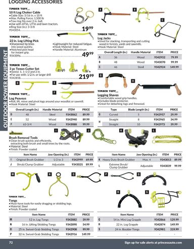 Flyer Princess Auto - Princess Auto - Outdoor Power Equipment valid since 04-21 until 12-31 - page 24