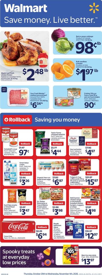 Flyer Walmart - Walmart valid since 10-29 until 11-04 - page 1