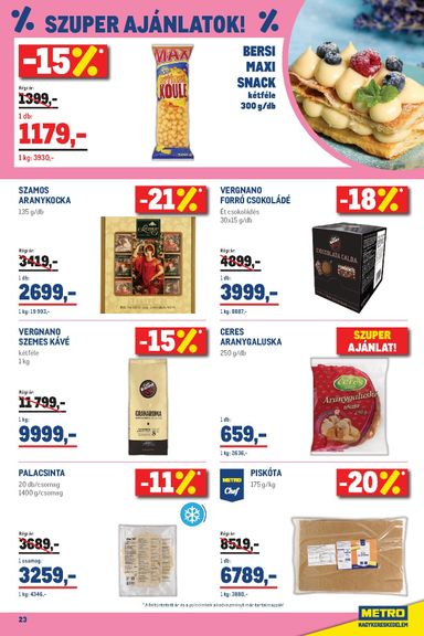 Akciós újság Metro - Metro érvényes 10.01.-tól 10.31.-ig - 23 oldal