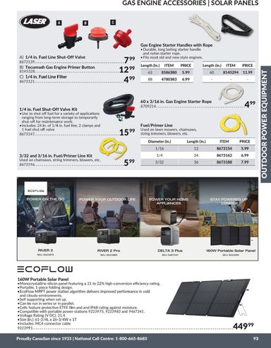 Flyer Princess Auto - Princess Auto - Outdoor Power Equipment valid since 04-21 until 12-31 - page 47