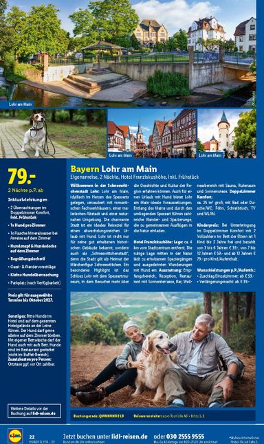 Prospekt Lidl - Lidl - Urlaub mit Hund gültig ab 29.07. bis 31.12. - seite 22