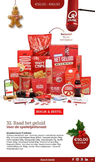 Folder Makro - Makro - Kerstpaketten catalogus van 20-10 tot 31-12 - side 39