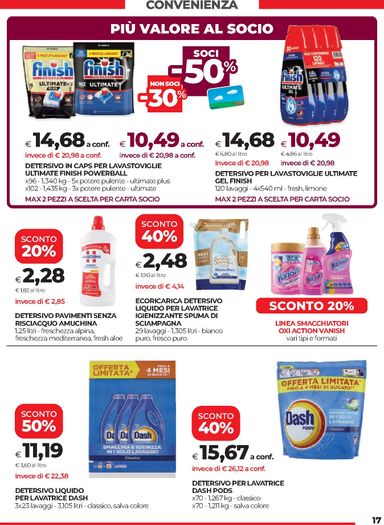 Volantino Coop Firenze - Coop Firenze - Il tuo supermercato valido dal 22/10 al 04/11 - pagina 17
