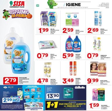 Volantino Sisa - Sisa valido dal 22/10 al 04/11 - pagina 30