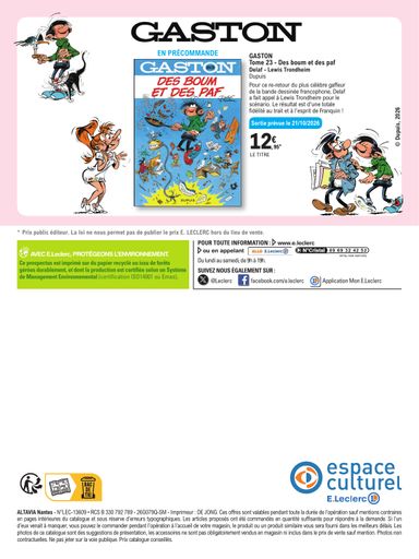 Catalogue E.Leclerc - E.Leclerc - Les BD à ne pas manquer valable dès le 13/10 au 05/12 - page 16